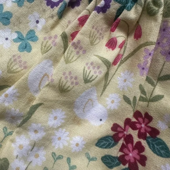 Hazel Village Floral Overalls for Doll - Picture 3 of 3